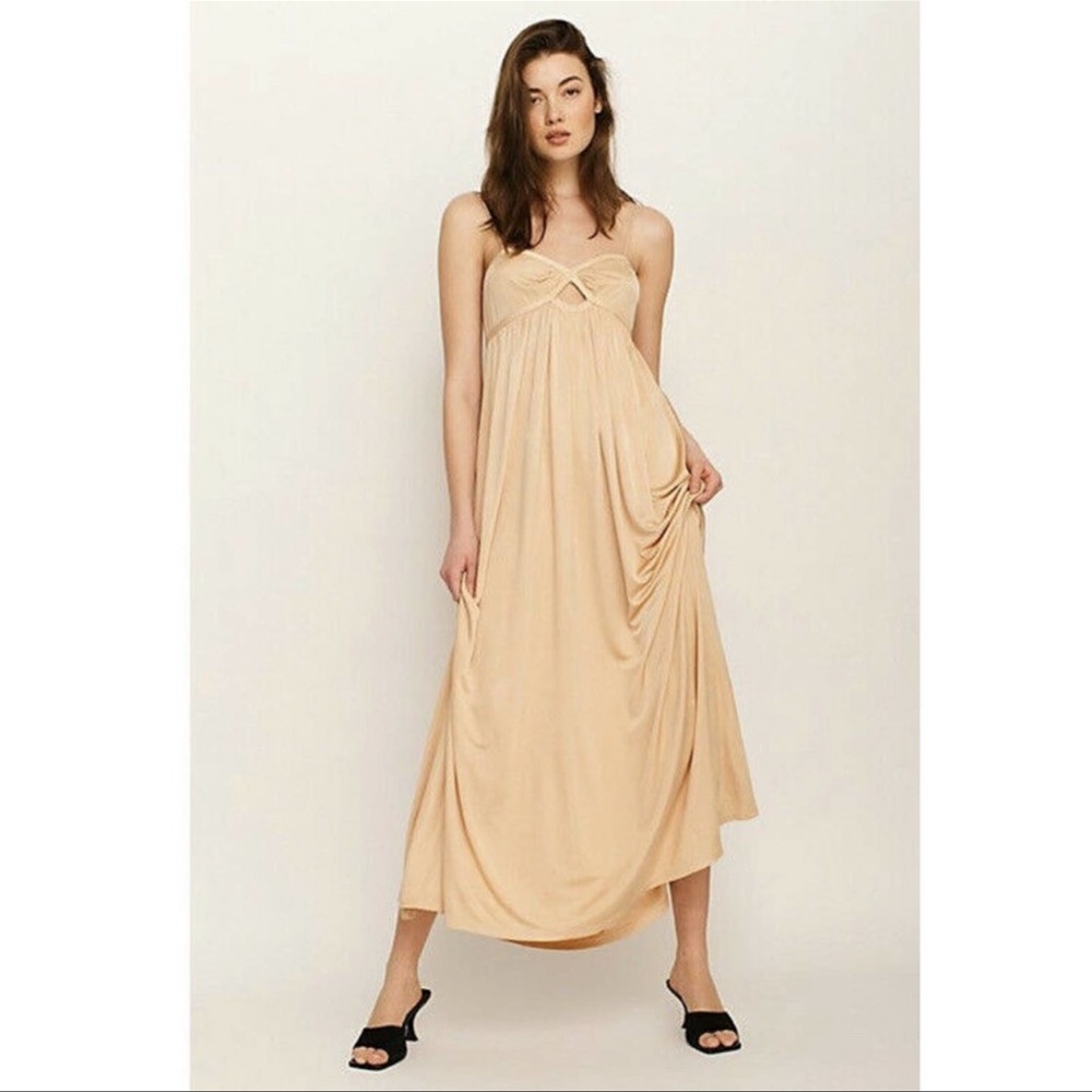 NWT Free People All That Glitters Silky Maxi Dress Party Dress NWT Size Medium